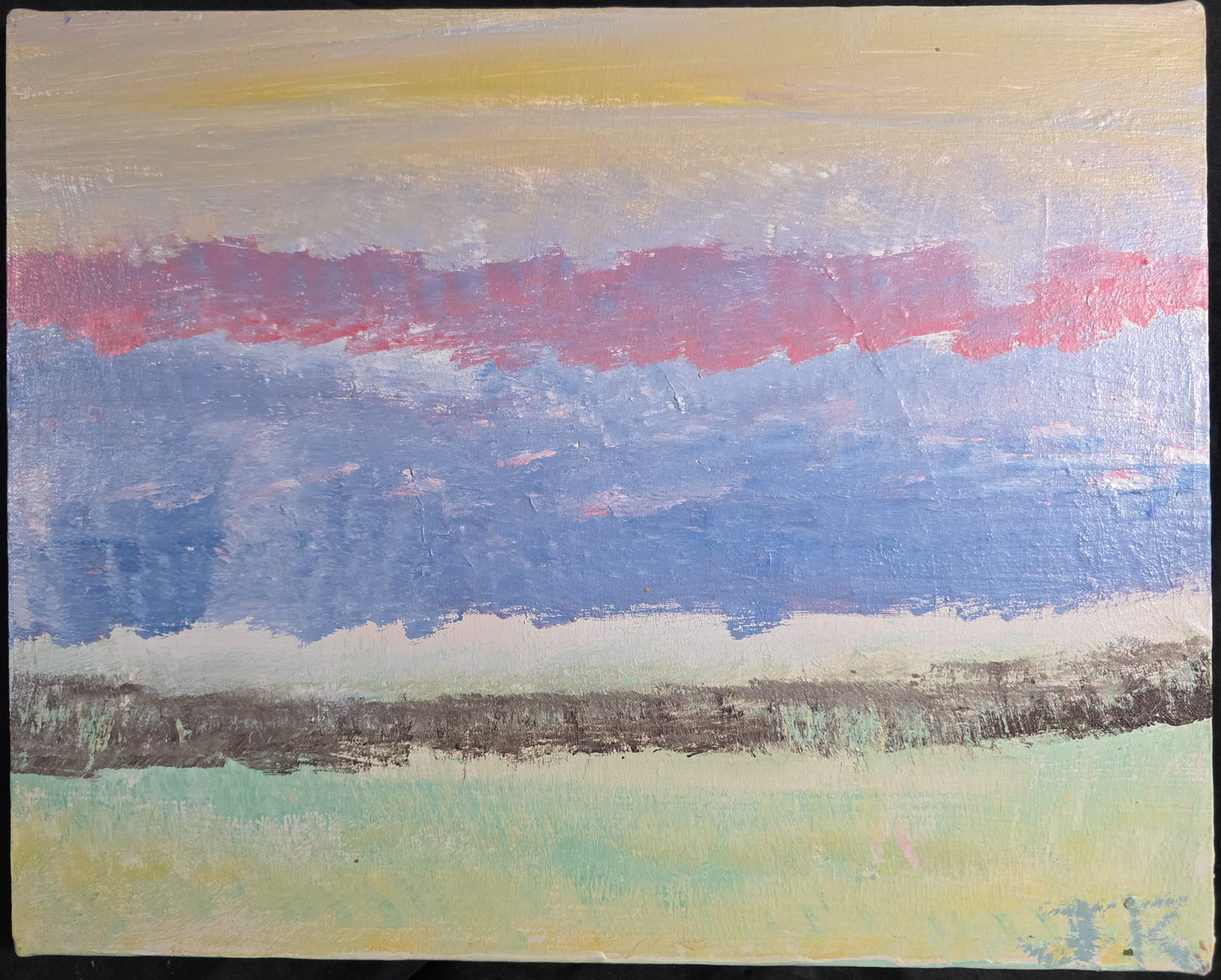 Along the Ranch Fence 20x16