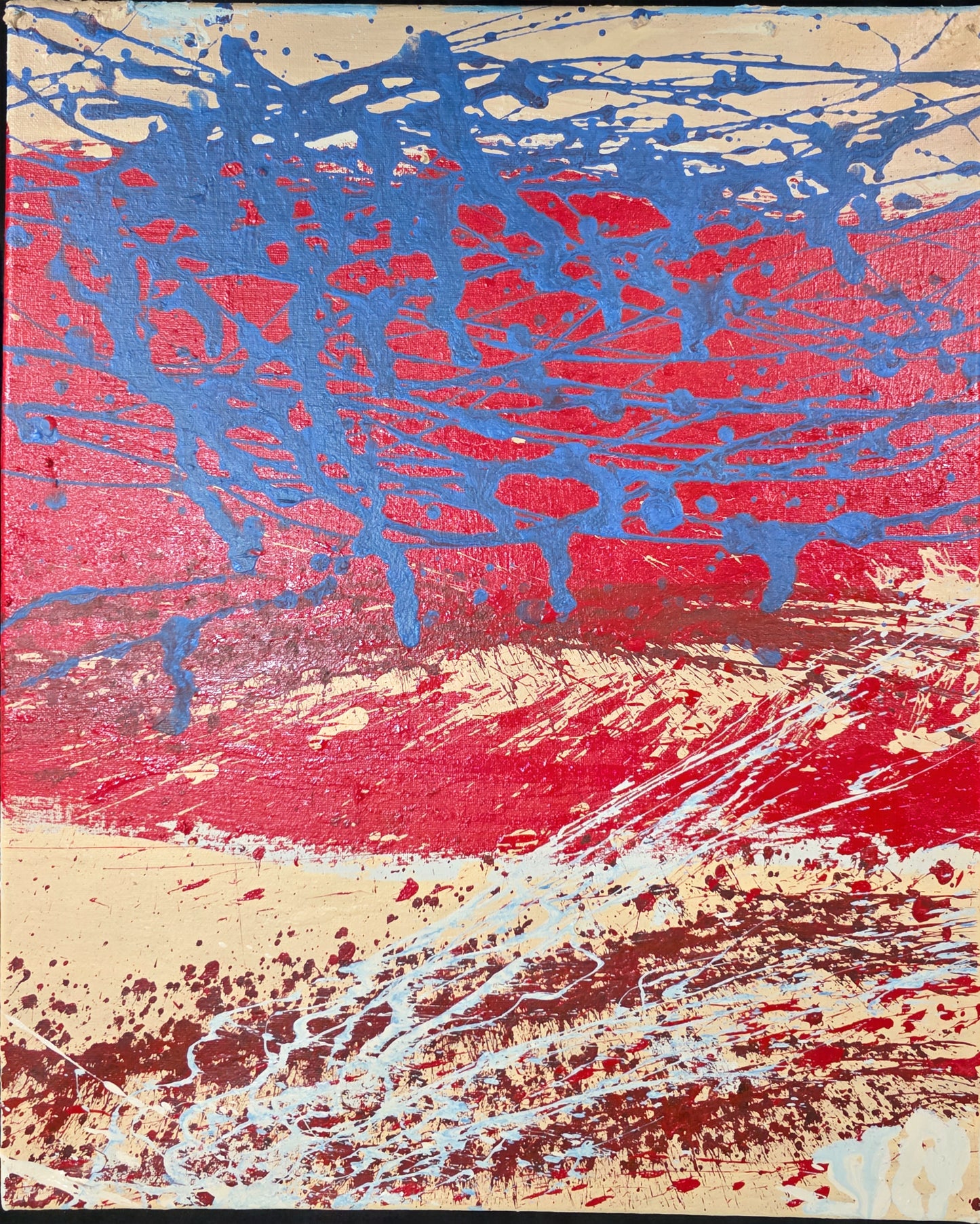 Red Landslide 16x20