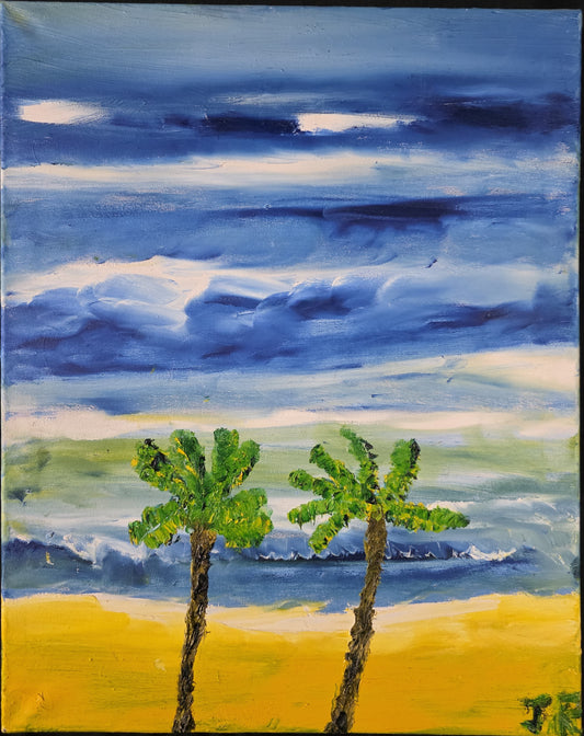 Symphony in Blue 20x16