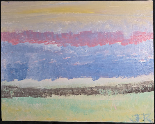 Along the Ranch Fence 20x16