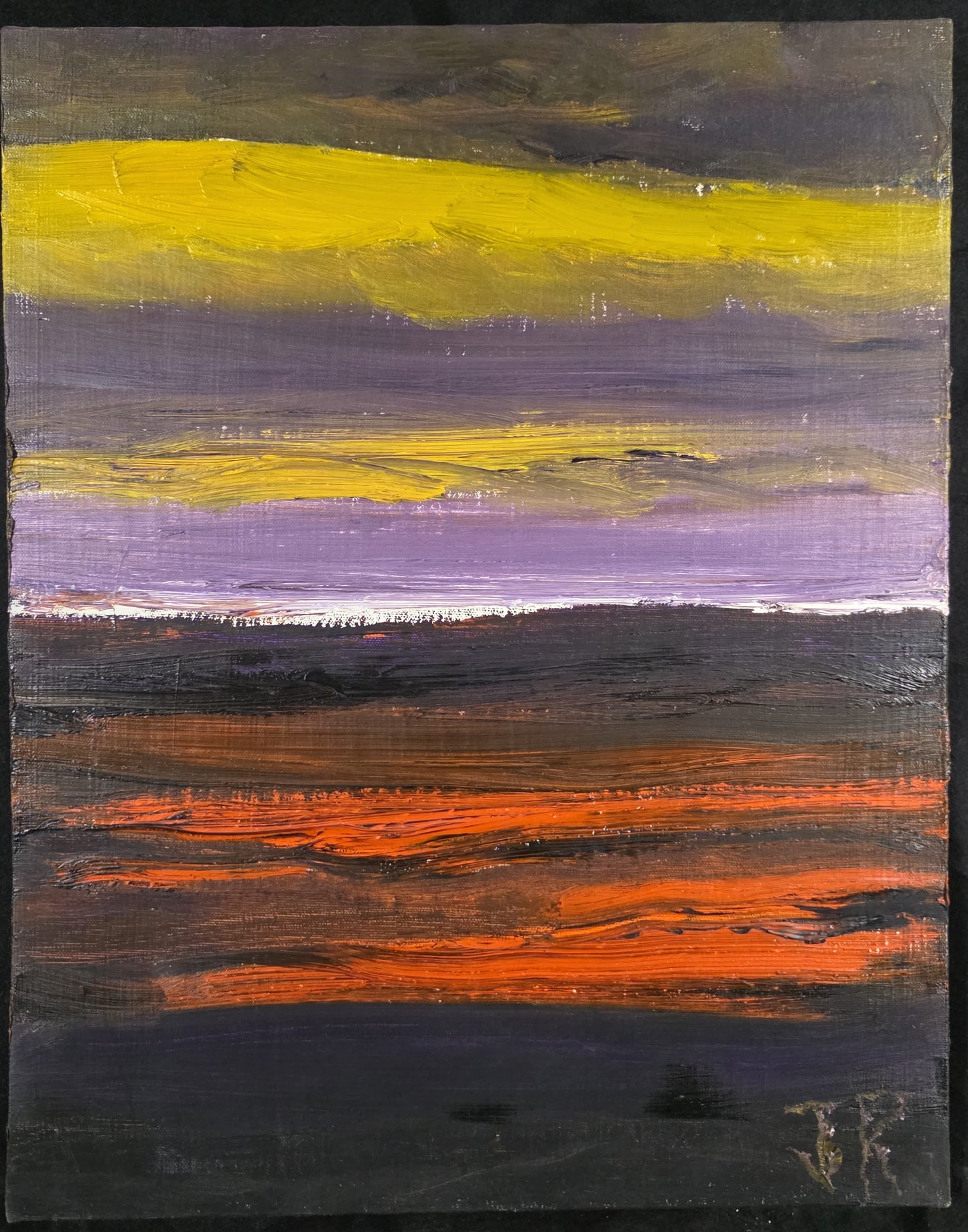 Black Sunset 20x16